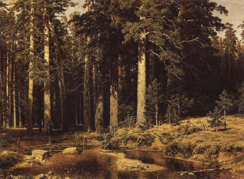 Ivan Shishkin Mast-Tree Grove Norge oil painting art